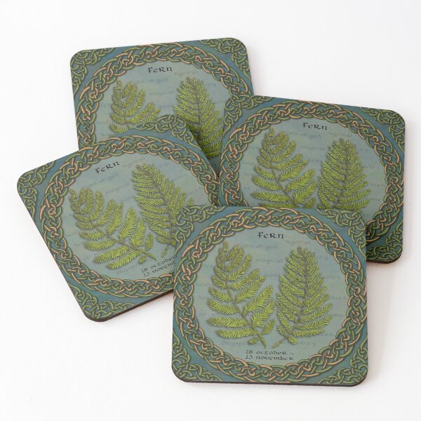 Item preview, Celtic Tree Calendar Ferns designed and sold by lottibrown.