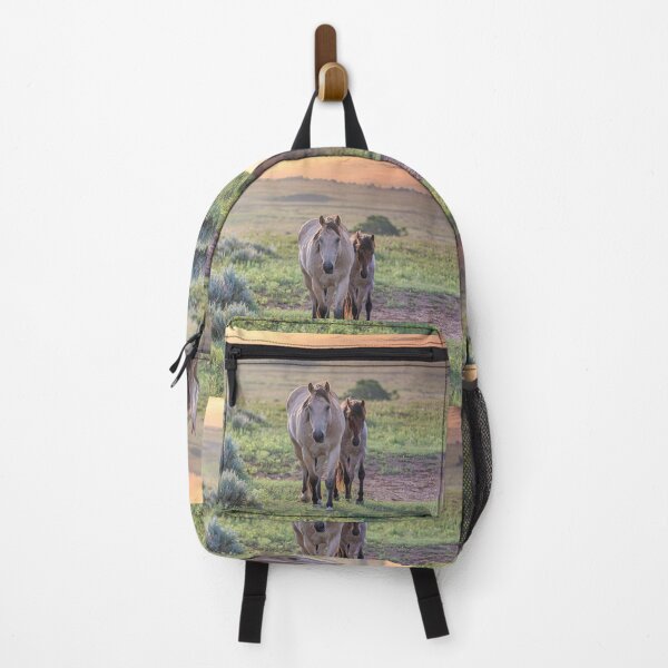 Item preview, Sweet Sunrise Mare and Colt cool pastel morning designed and sold by BerryvineImage.