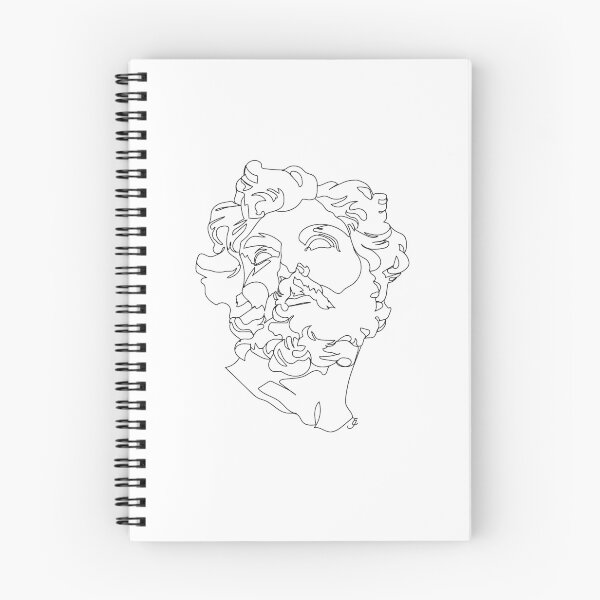 Item preview, St Longinus, Greek Statue - One Line Drawing designed and sold by jordaneastwood1.