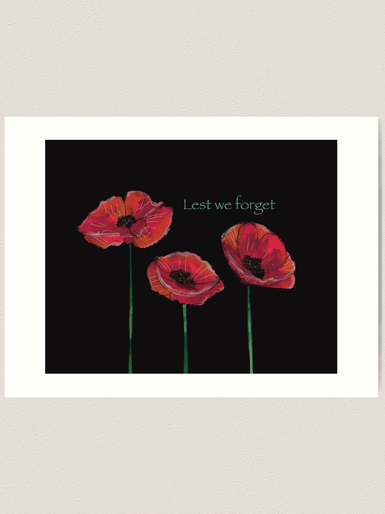 Lest We Forget  Creative Outlet Art