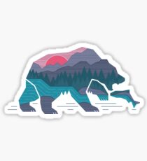 Pegatina Bear Country