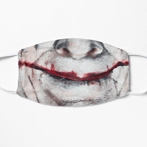 Bloody halloween mouth, Halloween mask Flat Mask