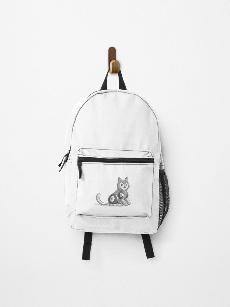 Thumbnail 1 of 3, Backpack, Robot Cat designed and sold by Maneb.