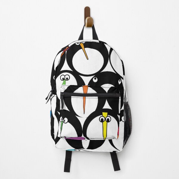 Item preview, Jolly Colourful Penguin Pyramid designed and sold by RhubarbMyrtle.