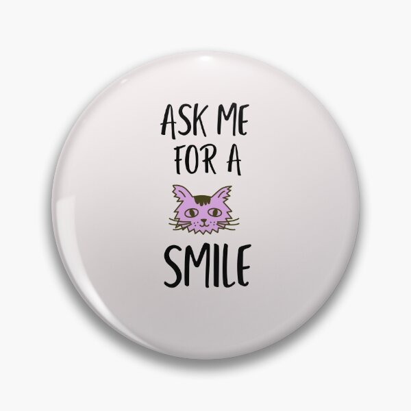 Item preview, Ask me to make you smile - Funny Cat designed and sold by youngdstag.