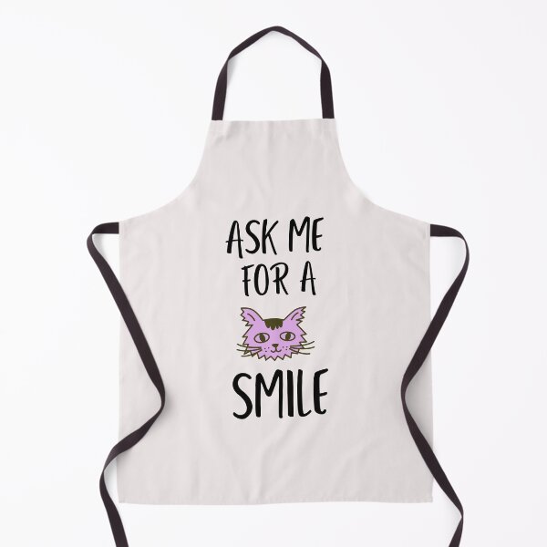 Item preview, Ask me to make you smile - Funny Cat designed and sold by youngdstag.