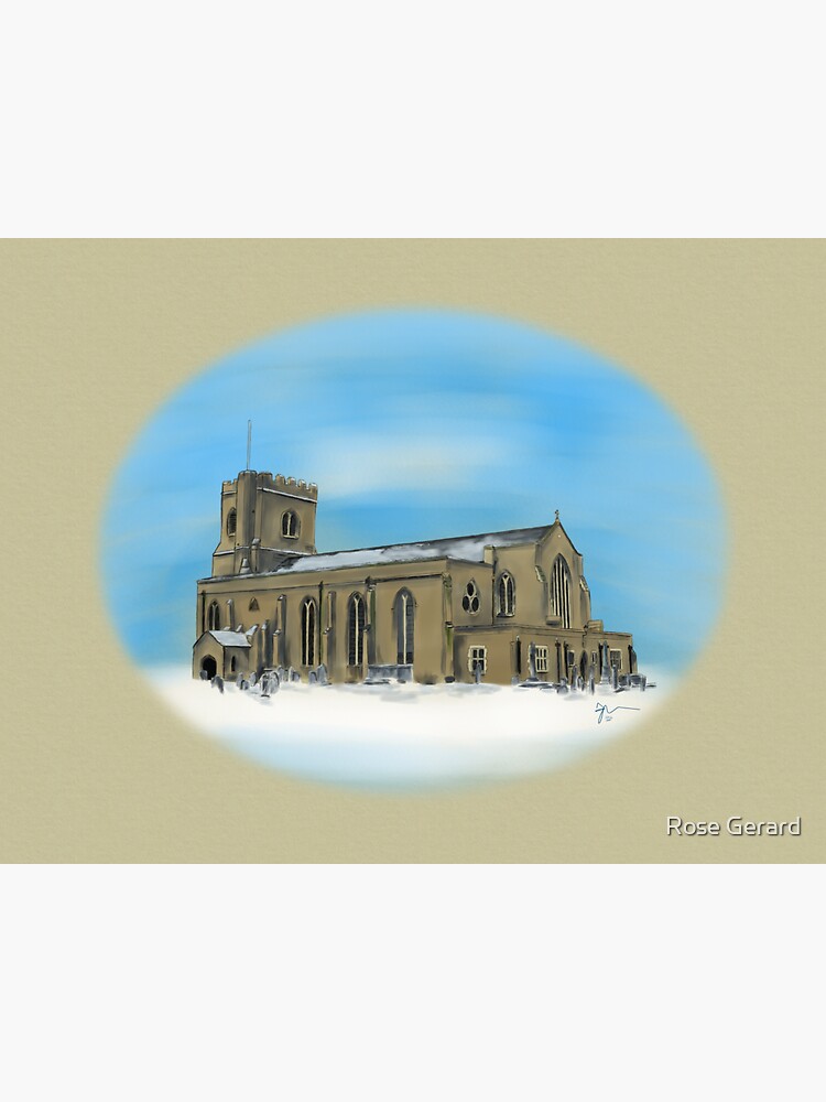 St Mary's Church in the Snow by arkadyrose