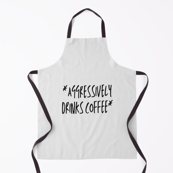 Item preview, Aggressively Drinks Coffee Retro designed and sold by JulianoZn97.
