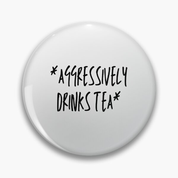 Item preview, Aggressively Drinks Tea Retro designed and sold by JulianoZn97.