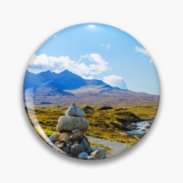 Item preview, Stone cairn with Cuillins designed and sold by RosNapier.