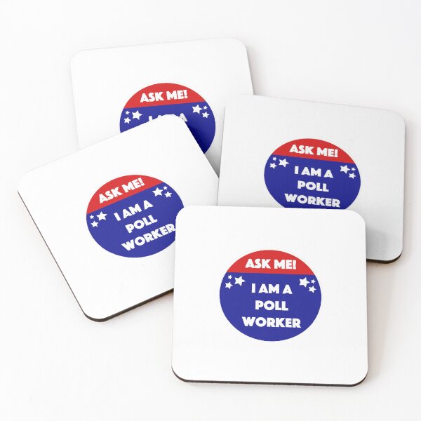 Item preview, Ask Me! I Am a Poll Worker designed and sold by Tess Salazar Espinoza.