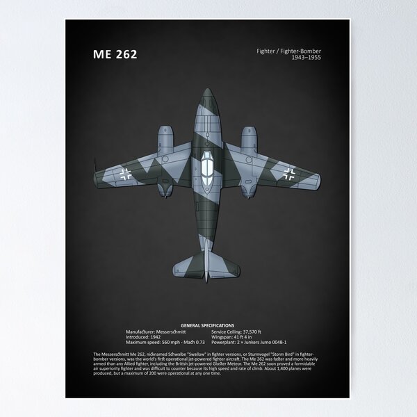 Item preview, The ME 262 Jet Fighter designed and sold by rogue-design.