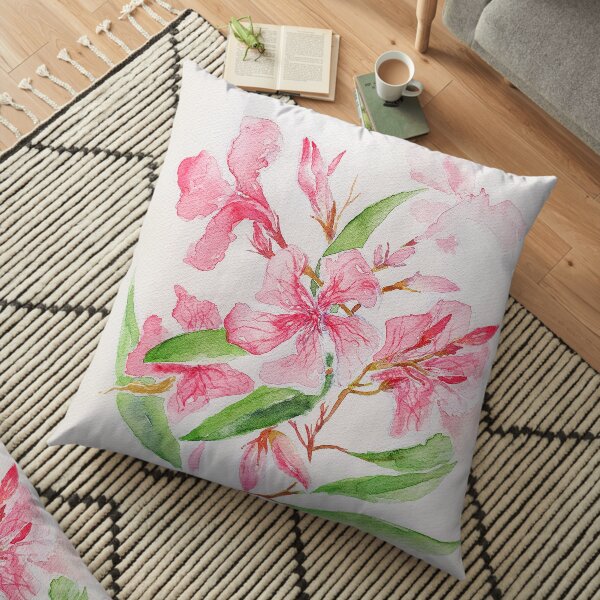 Laurier Rose Coussin de sol