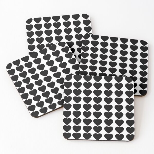Item preview,   CUTE BLACK LOVE HEARTS designed and sold by Sharon111.