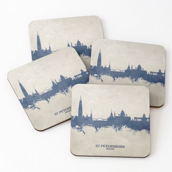 Item preview, St Petersburg Russia Skyline designed and sold by ArtPrints.