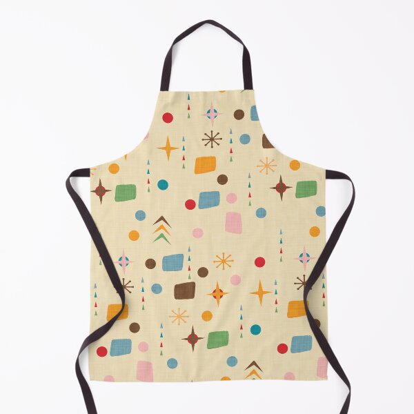 Item preview, Atomic Pattern Beige Blue  #midcenturymodern designed and sold by susycosta.