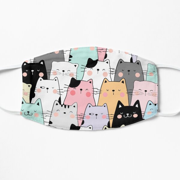So Fluff, Too Much Meow Flat Mask