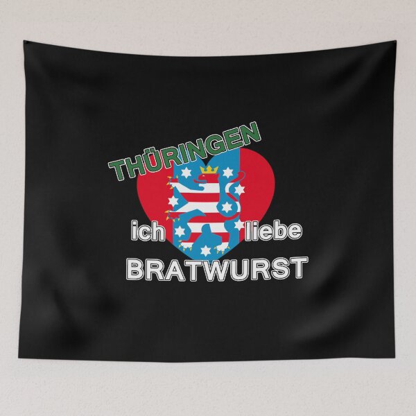 Item preview, Thuringia - I love bratwurst designed and sold by shirt-planet.