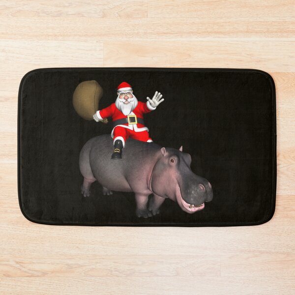 Artikelvorschau, Santa Riding ein Nilpferd entworfen und verkauft von Mythos57.