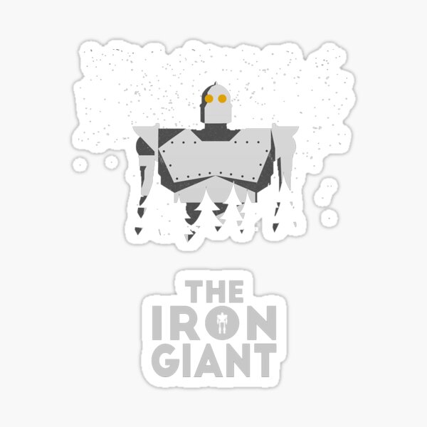 "IRON GIANT" Sticker for Sale by nunleyapril Redbubble