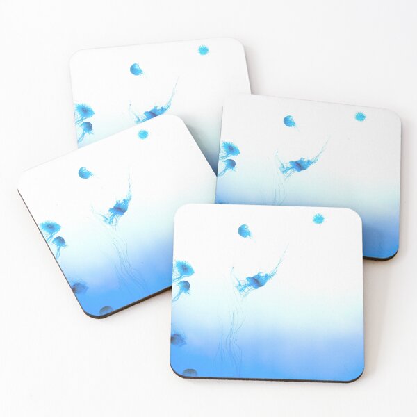 Item preview, Blue Ocean Sea Jellyfish designed and sold by IamTrending.