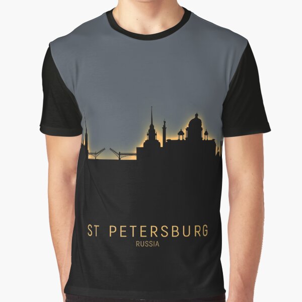 Item preview, St Petersburg Russia Skyline designed and sold by ArtPrints.