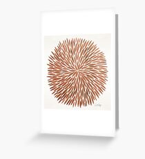 Rose Gold Burst Greeting Card