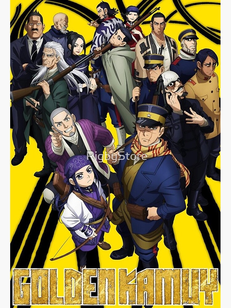 Golden Kamuy Poster For Sale By Rigbystore Redbubble 8582