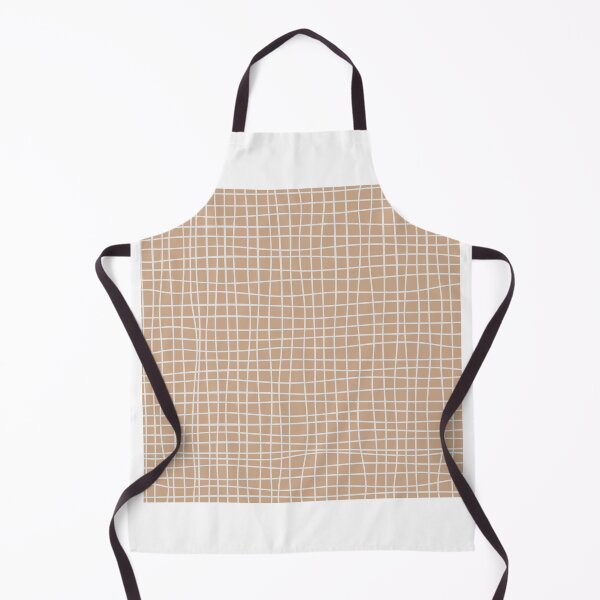Item preview, Hand Drawn Lines - Nude Tan Checkered Pattern designed and sold by heyitsclara.