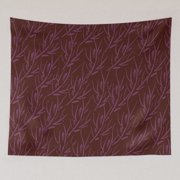 Item preview, Twig Pattern On Red designed and sold by ckylin.