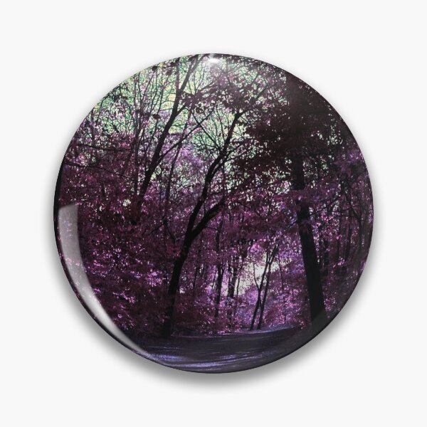Item preview,  Majestic Fantasy Fall Wooded Trail Scene with Pink Foliage - Indian Creek Trail Kansas City  designed and sold by Zen  Goat.