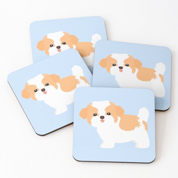 Item preview, Cute Shih Tzu Puppy - Blue designed and sold by Lulupainting.