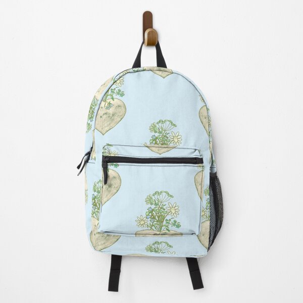 Item preview, Blooming heart on a pale blue background designed and sold by Amalus-files.