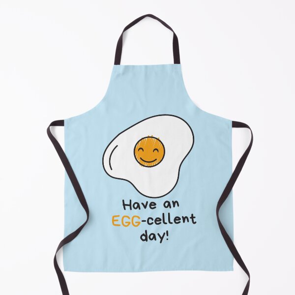 Item preview, Have an EGG-cellent day! Happy cute lazy egg, fried egg fun design. designed and sold by milkasweet.