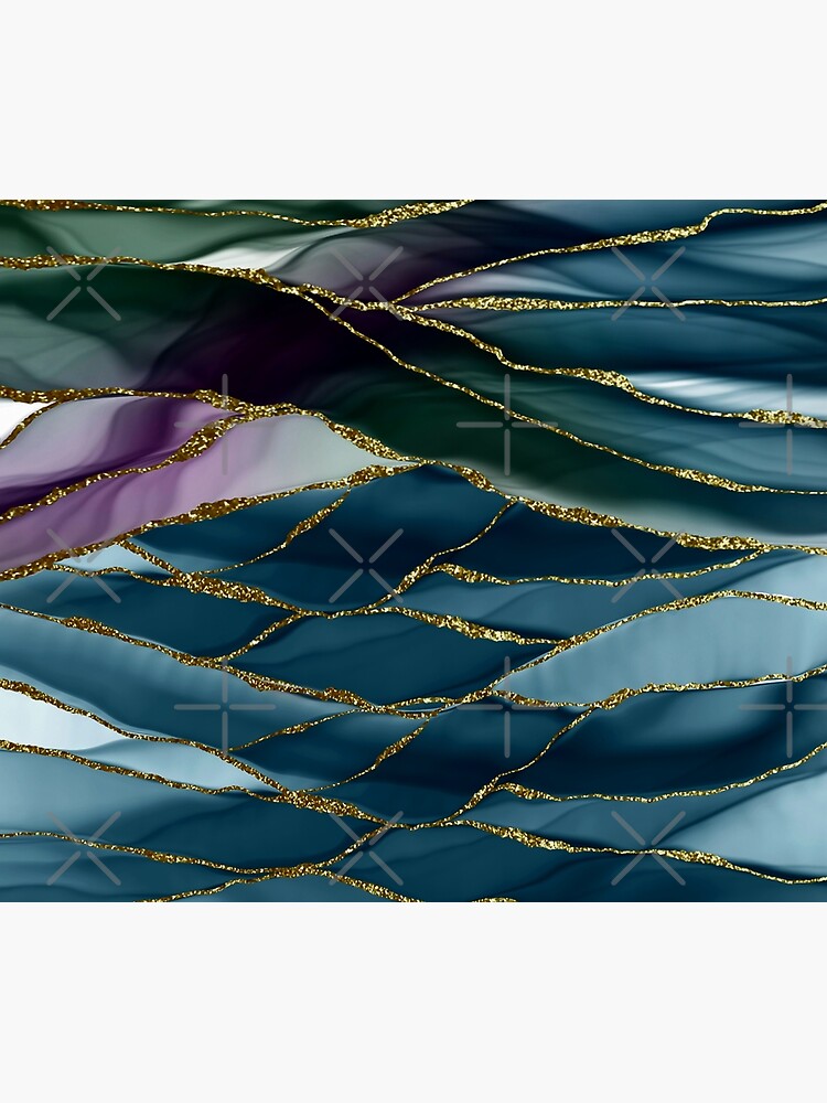 Evening Glow Marble Landscapes 1 by MysticMarble