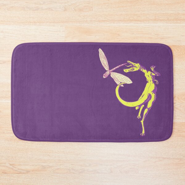 Item preview, Dino's Dragonfly Dinner - Yellow Purple Edition designed and sold by Spammabelle.