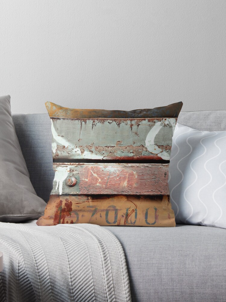 Industrial shop throw pillows