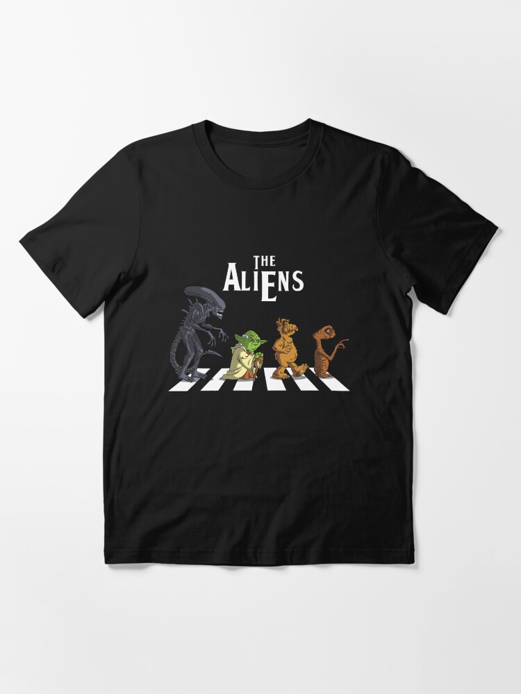 Die Alien Abbey Road Parodie T-Shirt