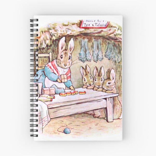 Item preview, Peter Rabbit and Benjamin Bunny in Mrs Rabbit's shop designed and sold by Vintage Designs +.