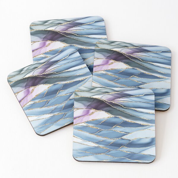 Item preview, Ocean Blue Mermaid Faux Marble Landscapes designed and sold by MysticMarble.