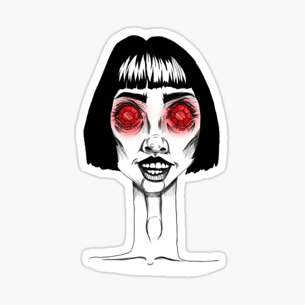 Rhinestone eyes Sticker
