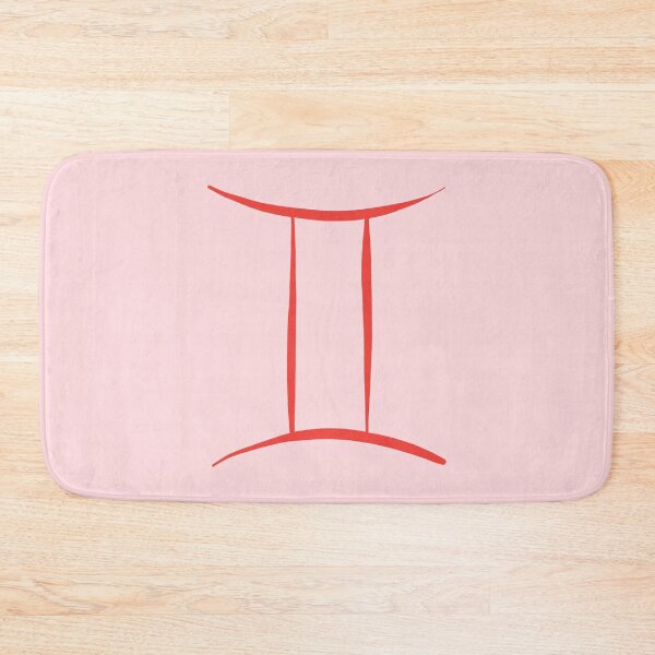 Item preview, minimalist gemini in red and pink designed and sold by neopop.