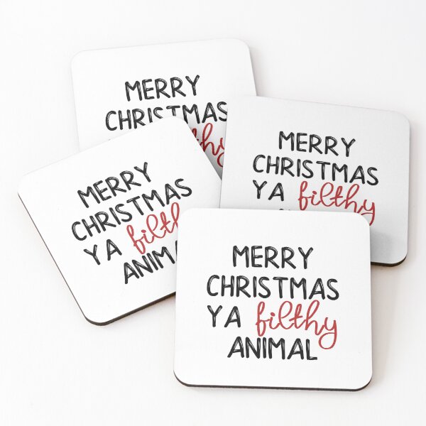 Item preview, Merry Christmas ya filthy animal designed and sold by doodle189.