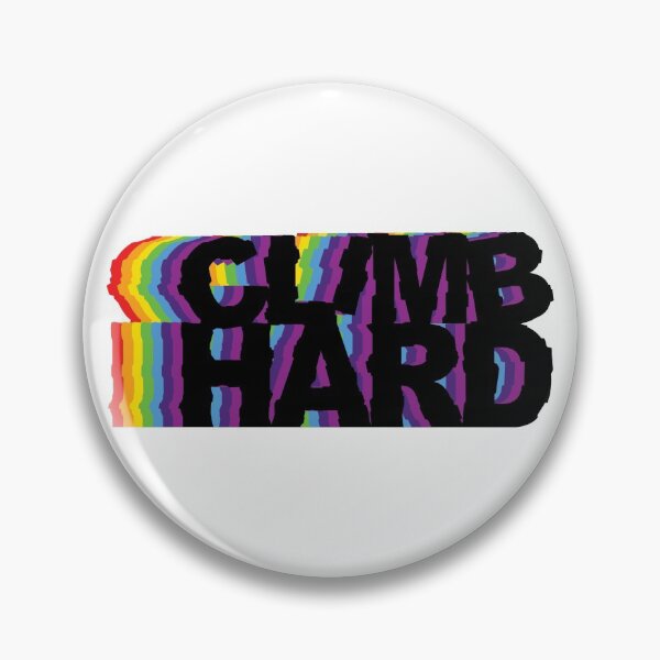 Item preview, Climb Hard (rainbow) designed and sold by AimlessWorks.