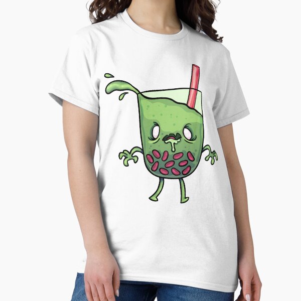 Boba zombie – Matcha redbean Classic T-Shirt