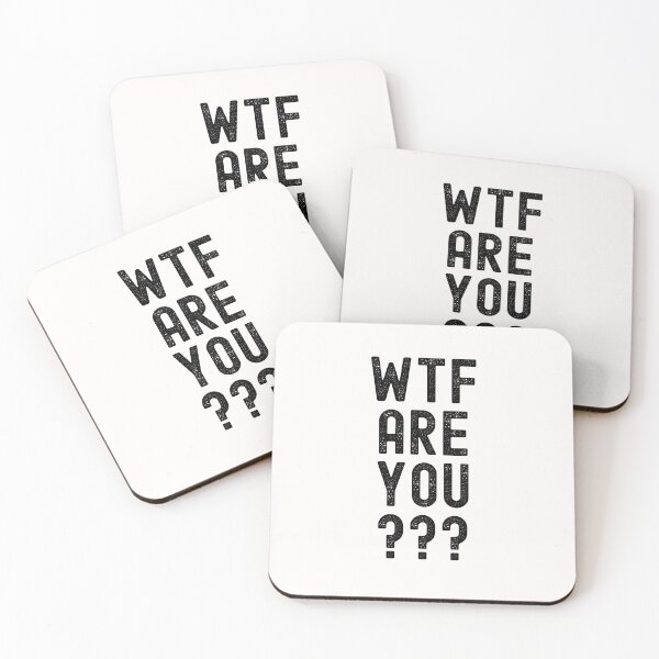 Item preview, WTF Are You? designed and sold by Spicy Chilli.