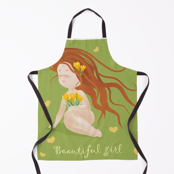 Item preview, Beautiful girl with spring flowers #3 - culture women art modern painting designed and sold by randomorder.