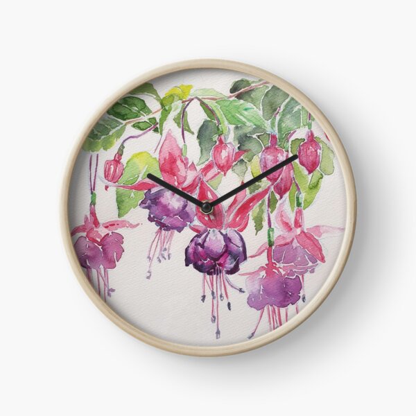 Fuchsia Horloge