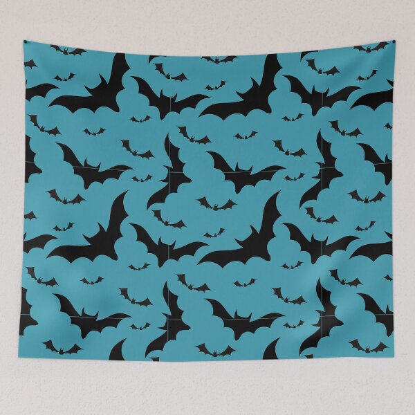 Item preview, Spooky Scary Bats Halloween Pattern designed and sold by siddeshpansare.