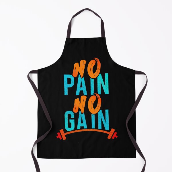 Item preview, No pain no gain Orange and blue designed and sold by YerrouDesing.